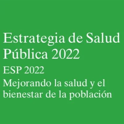 estrategia de salud pública 2022